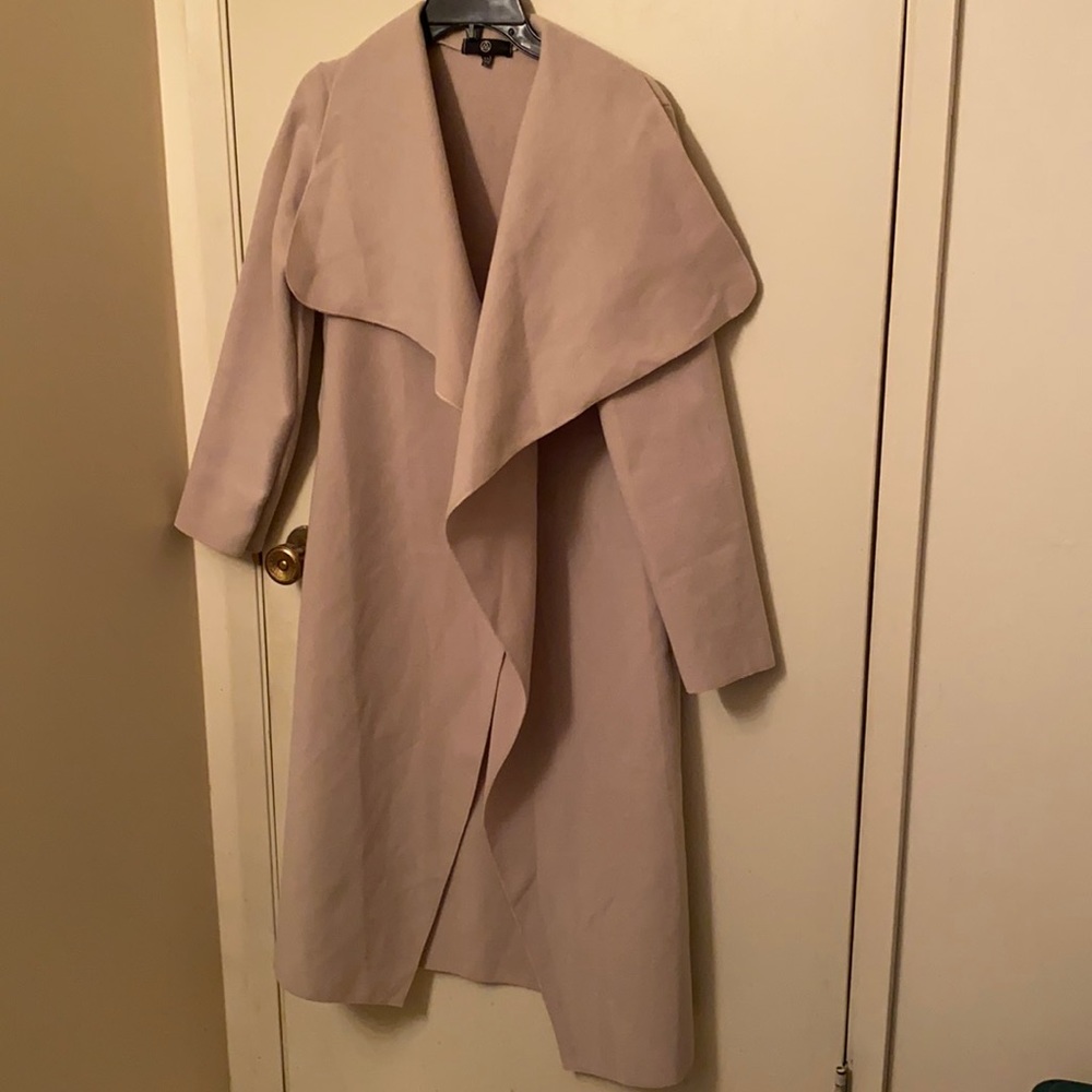 Like new Missguided beige duster jacket coat